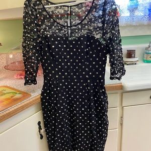Betsy Johnson polka dot dress